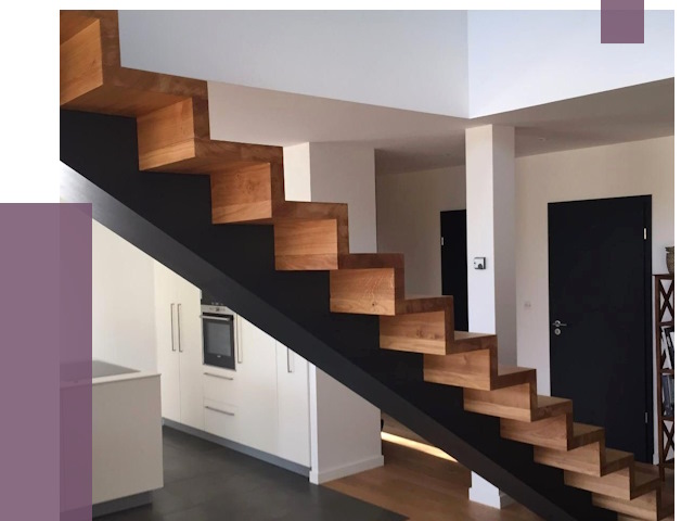 Изготовление деревянных лестниц в Надыме от 88213 руб. | ПРОЛЁТ-Ндм