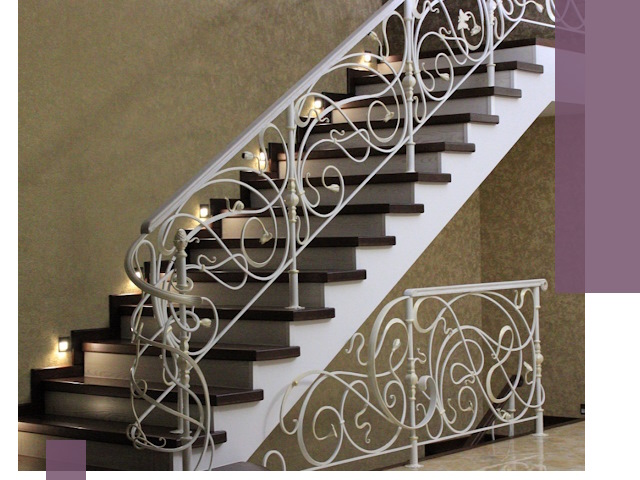 Кованые лестницы под ключ в Надыме — изготовление и монтаж