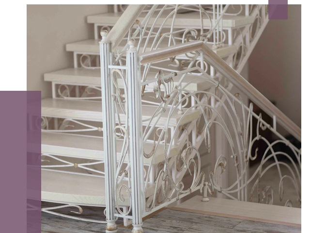Изготовление кованых лестниц на заказ в Надыме от 88213 руб. | ПРОЛЁТ-Ндм