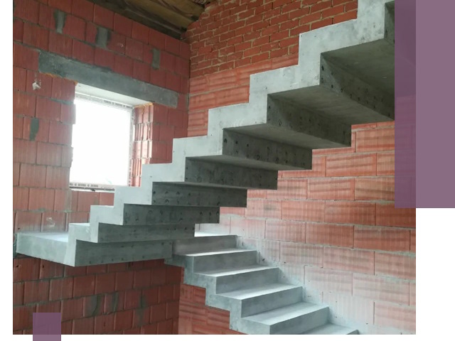 Бетонные лестницы под ключ в Надыме: монтаж, демонтаж, ремонт