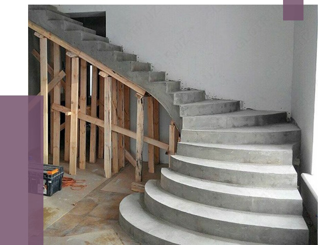 Изготовление бетонных лестниц под ключ в Надыме от 20237 руб. | ПРОЛЁТ-Ндм