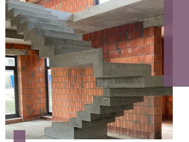 Изготовление бетонных лестниц под ключ в Надыме