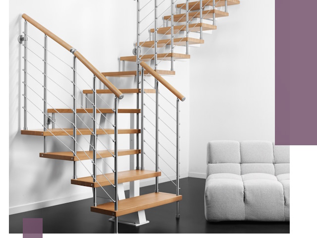 Модульные лестницы под ключ в Надыме — монтаж и изготовление