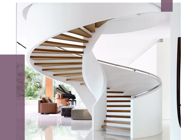 Винтовые лестницы в Надыме под ключ от 49296 руб. | ПРОЛЁТ-Ндм