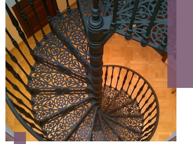 Винтовые лестницы под ключ в Надыме: производство и монтаж