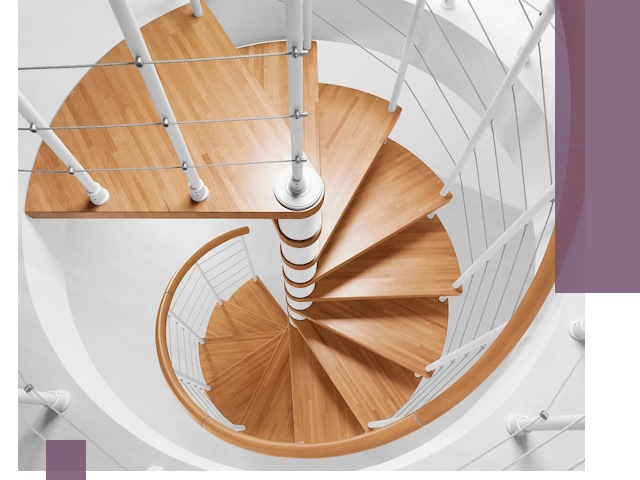 Изготовление винтовых лестниц под ключ в Надыме