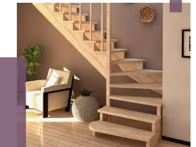 Изготовление Г-образных лестниц в Надыме от 19199 руб. 