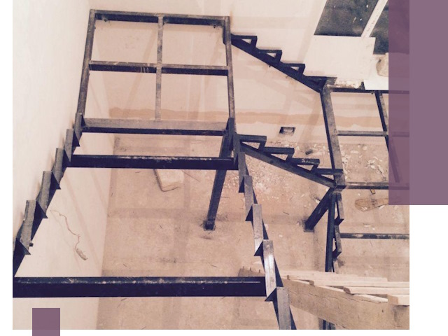 Монтаж лестниц на металлокаркасе в Надыме быстро и качественно