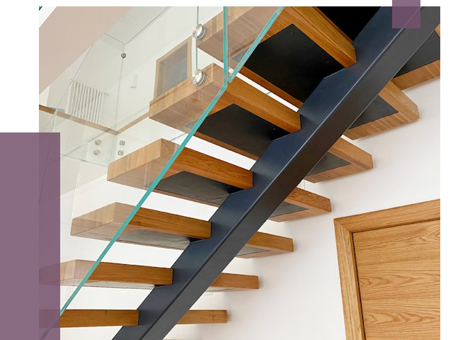 Лестницы на монокосоуре в Надыме от 19199 руб. под ключ | ПРОЛЁТ-Ндм