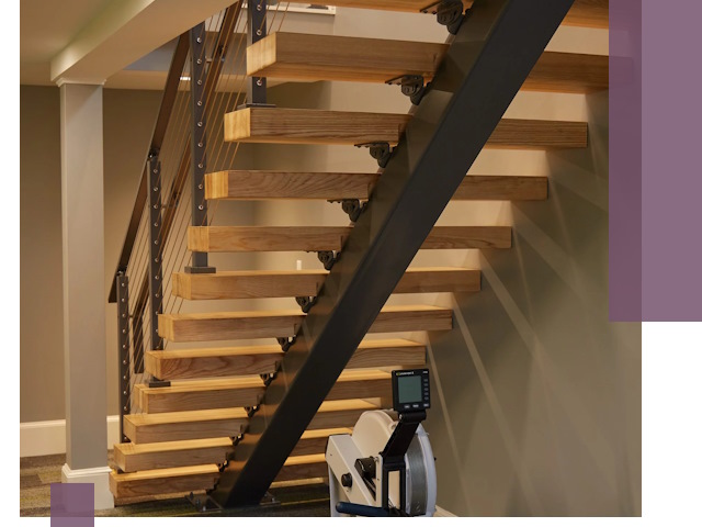 Лестницы на монокосоурах под ключ в Надыме - изготовление и монтаж