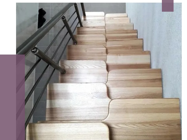 Лестницы гусиный шаг в Надыме от 13232 руб. под ключ | ПРОЛЁТ-Ндм