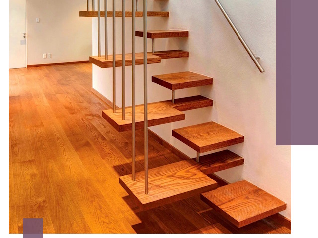 Лестницы «гусиный шаг» на заказ в Надыме для узких пространств