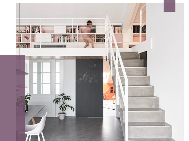 Лестницы для двухуровневой квартиры в Надыме от 179021 руб. | ПРОЛЁТ-Ндм