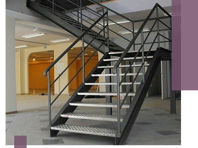 Лестницы для офиса в Надыме: изготовление, монтаж, демонтаж