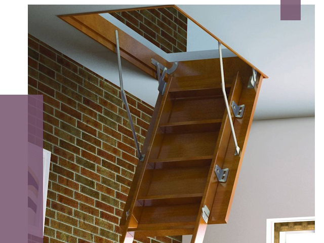 Установка чердачной лестницы в Надыме от 7939 руб. | ПРОЛЁТ-Ндм