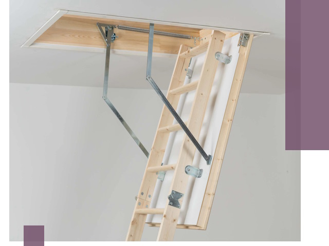 Установка чердачной лестницы под ключ в Надыме