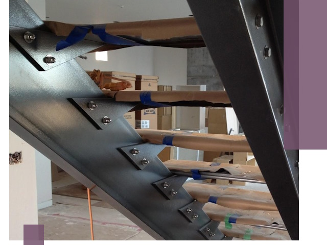 Усиление лестничных конструкций и усиление опор в Надыме