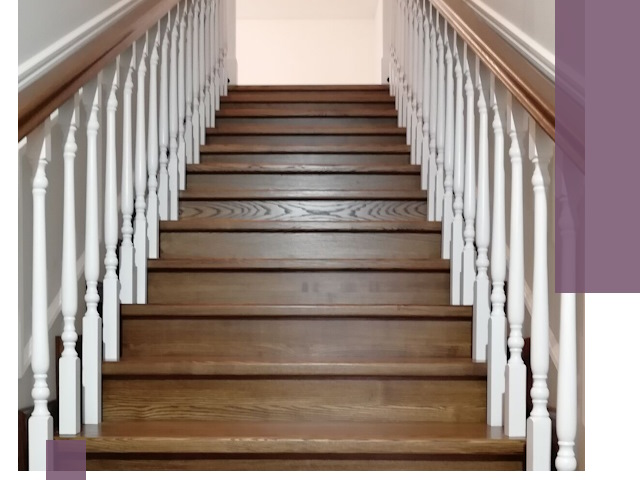 Лестницы из ясеня на заказ в Надыме — изготовление и монтаж