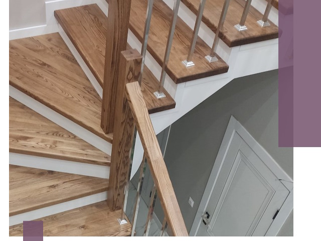 Обшивка металлических лестниц под ключ в Надыме