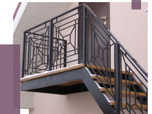 Металлические перила в Надыме от 4359 руб.  | ПРОЛЁТ-Ндм