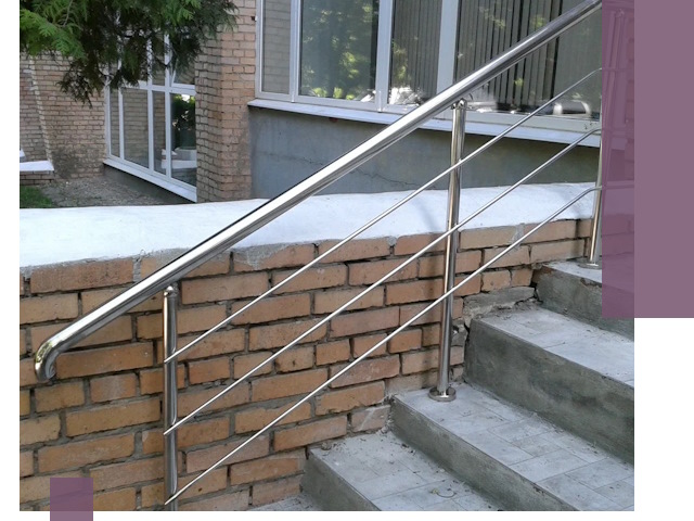 Перила из нержавеющей стали высокого качества в Надыме