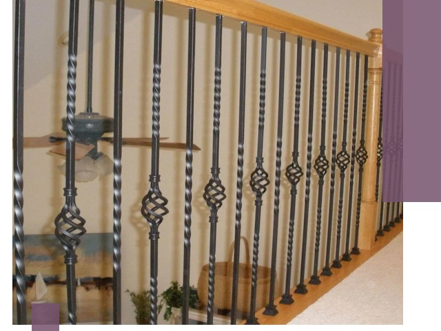 Изготовление и монтаж кованных перил в Надыме под ключ