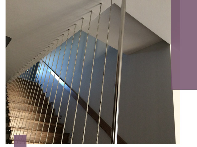 Тросовые перила под ключ в Надыме — производство и монтаж