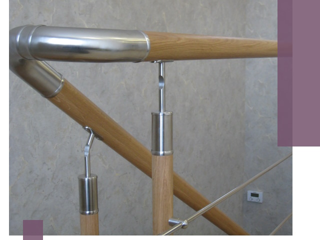 Комбинированные перила на заказ в Надыме — монтаж и производство