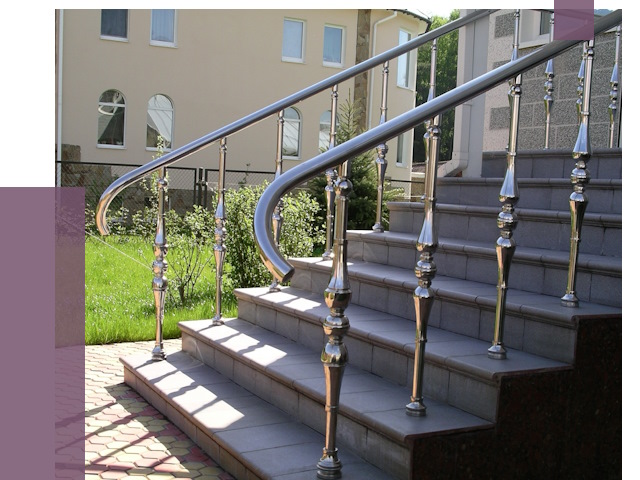 Перила для крыльца в Надыме от 10897 руб. — монтаж ПРОЛЁТ-Ндм