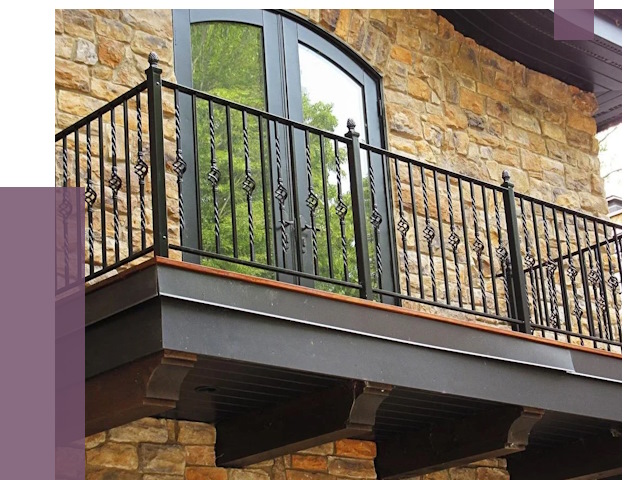 Балконные ограждения в Надыме от 8147 руб. — купить | ПРОЛЁТ-Ндм