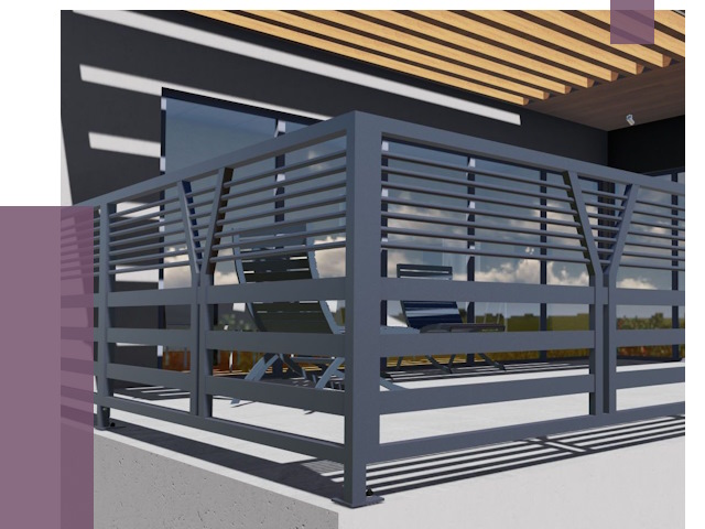 Изготовление балконных ограждений в Надыме от 10897 руб. | ПРОЛЁТ-Ндм