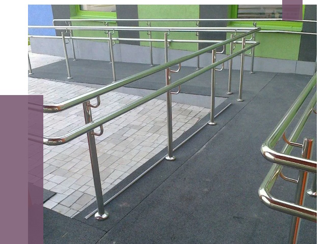 Ограждения пандусов в Надыме от 4411 руб. монтаж | ПРОЛЁТ-Ндм