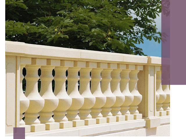 Установка балюстрады в Надыме: изготовление и монтаж под ключ