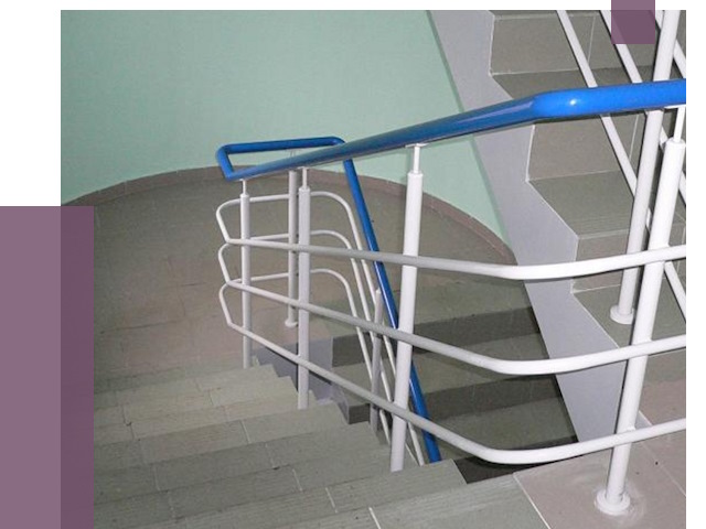 Перила в подъезде в Надыме — установка и замена от 7524 руб. | ПРОЛЁТ-Ндм