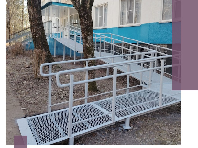 Пандусы под ключ в Надыме: изготовление, монтаж и демонтаж