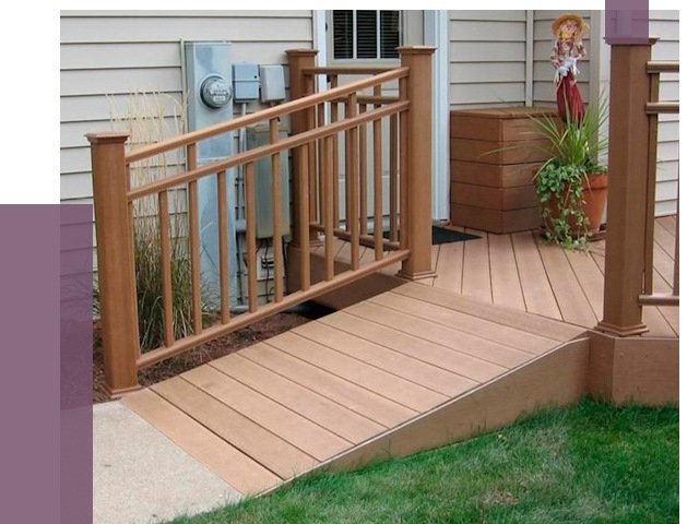 Пандус на крыльцо в Надыме под ключ от 7887 руб. 