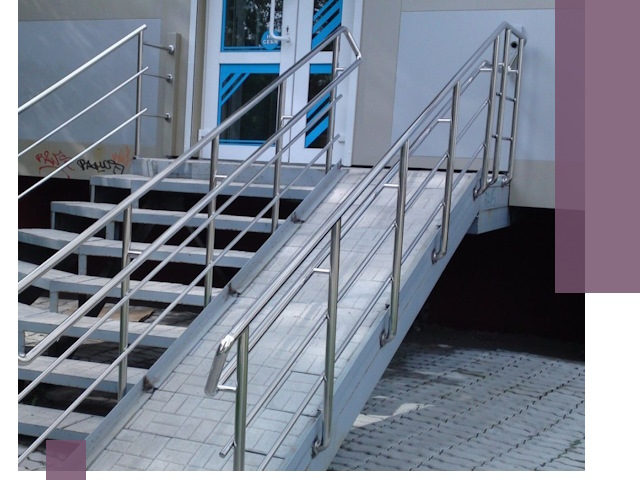 Пандус на крыльцо под ключ в Надыме: монтаж и изготовление