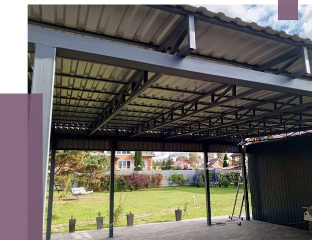 Монтаж навесов в Надыме от 7472 руб. — установка навеса | ПРОЛЁТ-Ндм