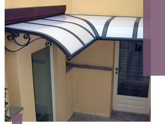 Монтаж козырьков любой сложности в Надыме под ключ