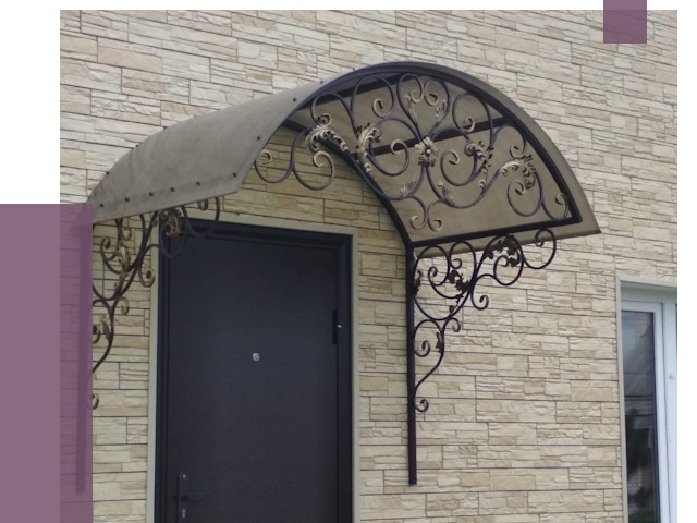 Ремонт козырьков в Надыме от 7524 руб. | ПРОЛЁТ-Ндм