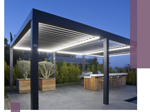 Навесы отдельно стоящие под ключ в Надыме из металла и поликарбоната