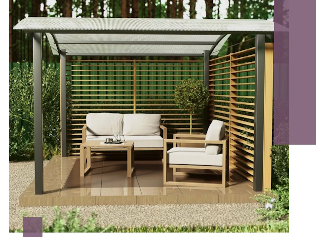 Навесы для дачи в Надыме: изготовление, монтаж и демонтаж