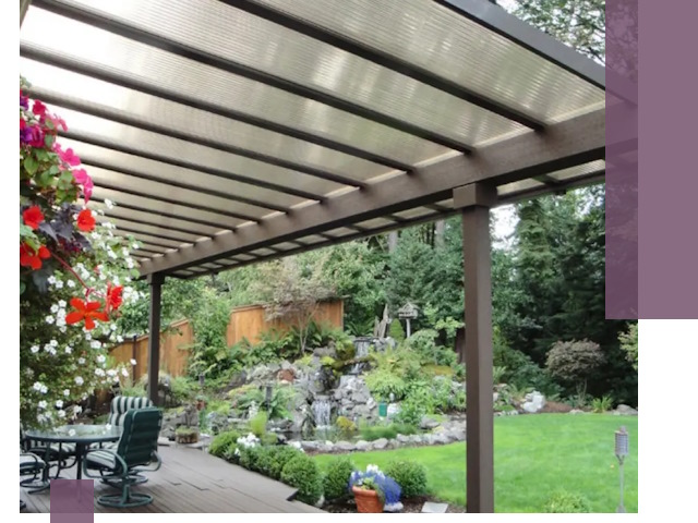 Навесы из поликарбоната под ключ в Надыме быстро и надёжно