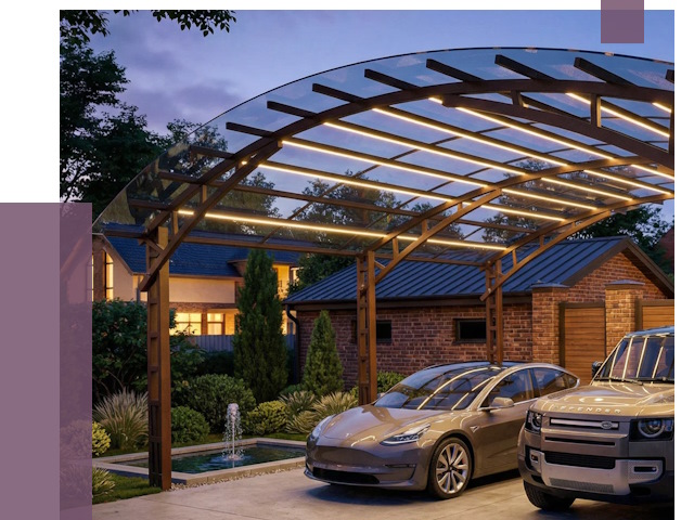 Металлические навесы в Надыме от 12869 руб. под ключ — ПРОЛЁТ-Ндм