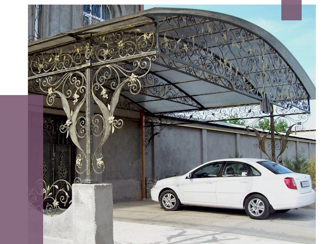 Кованые навесы в Надыме от 14789 руб. | ПРОЛЁТ-Ндм