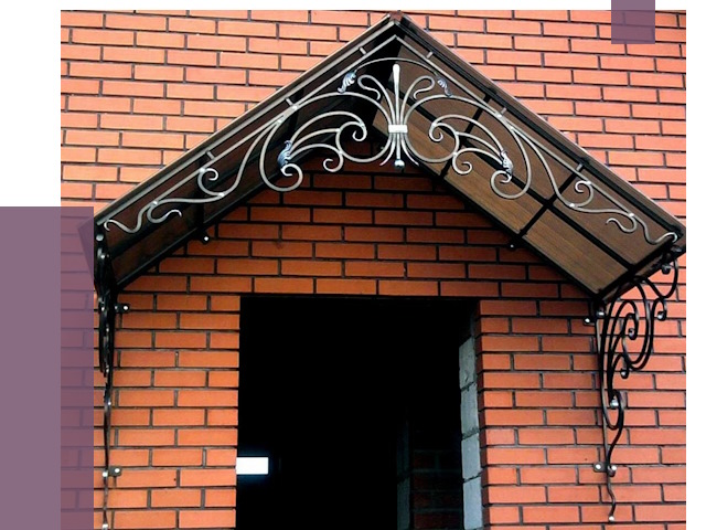 Металлические козырьки в Надыме от 10845 руб. 