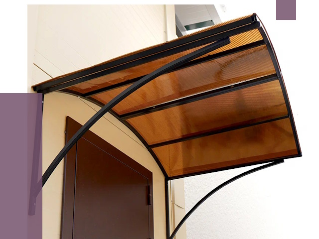 Недорогие козырьки в Надыме от 7700 руб.  | ПРОЛЁТ-Ндм