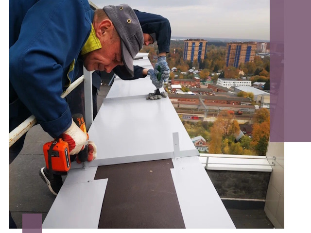 Монтаж парапетов в Надыме — установка прочных металлических ограждений