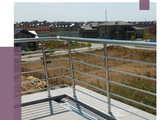 Парапеты из нержавеющей стали в Надыме от 8095 руб. за м² | ПРОЛЁТ-Ндм