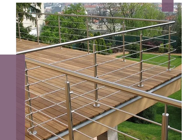 Алюминиевые парапеты в Надыме под ключ от 7887 руб. 